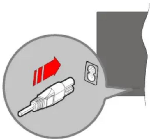 EDENWOOD ED50A06UHDVE - Branchement à l'alimentation - 1
