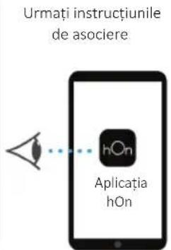 Urmati instrucțiunile de asociere hOn Aplicația hOn