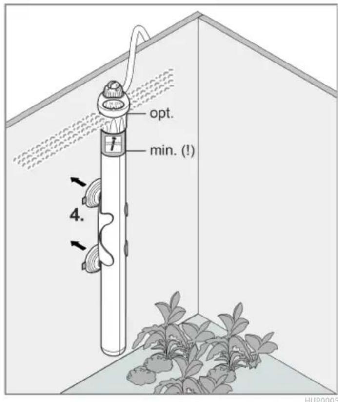 EDEN RCA 200 - Amplasarea 山 racordarea - 2