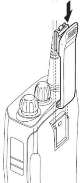 MOTOROLA CP200 - Installation de l'antenne Dépose de l'antenne - 3