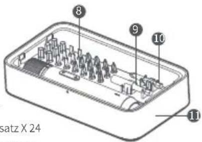 8 9 10 11 satz X 24
