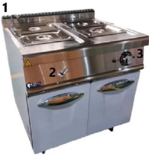 Royal Catering RCEBM80700C - Descrizione del dispositivo - 1