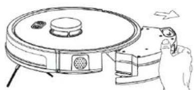 Clean Air Optima VC001 Smart - Uso de la funciona deposito de agua / mopa - 5