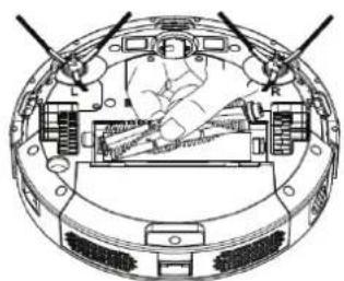 Clean Air Optima VC001 Smart - Manutenzione spazzola principale e spazzole laterali - 3