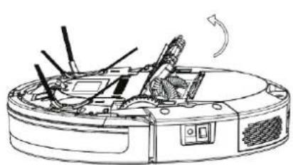 Clean Air Optima VC001 Smart - Mantenimiento de la escobilla principal y las escobillas laterales - 1