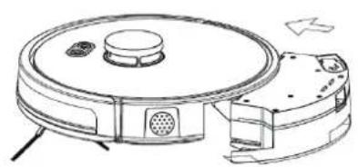 Clean Air Optima VC001 Smart - Použití nádrže na vodu / funkce vytíráni mopem - 2