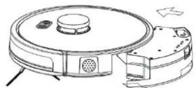 Clean Air Optima VC001 Smart - Utilizati functia rezervor de apa/ mop - 3