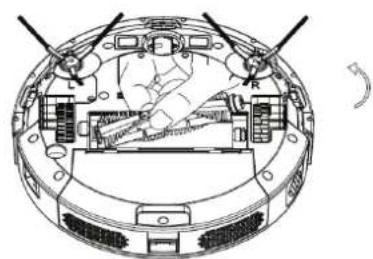 Clean Air Optima VC001 Smart - Apkopes galvena birste un sanu birstes - 2
