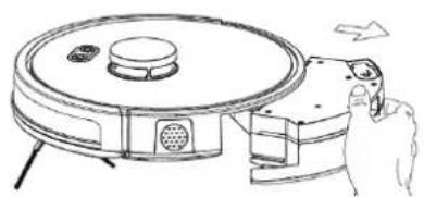 Clean Air Optima VC001 Smart - Použití nádrže na vodu / funkce vytíráni mopem - 5