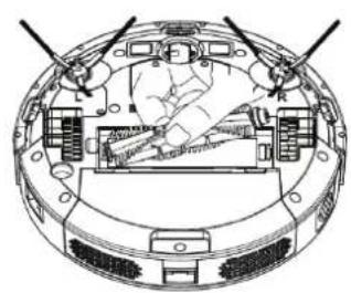 Clean Air Optima VC001 Smart - Intreinere perie principala si peri i laterale - 2