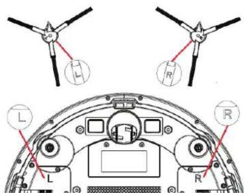 Clean Air Optima VC001 Smart - Clean the side brushes - 1