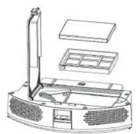 Clean Air Optima VC001 Smart - Nomainiet HEPA filtru un oglekla filtru atkritumu tvertne - 2