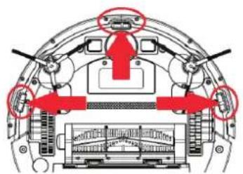 Clean Air Optima VC001 Smart - Reinigen Sie das Universalrad Reinigen Sie die Antriebsräder - 1
