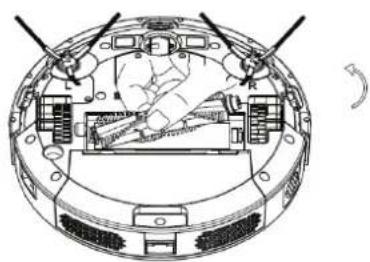 Clean Air Optima VC001 Smart - Technine priežiūra Pagrindinis šepets ir šoninial Čepetéliai - 2