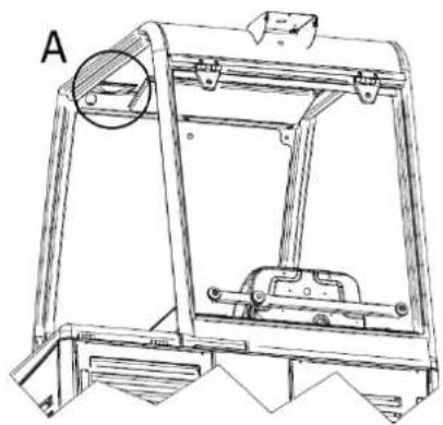 Lavor SWL R1300 - POSIZIONE E DESCRIZIONE DEI COMANDI PER CABINA E ROLL BAR - 1