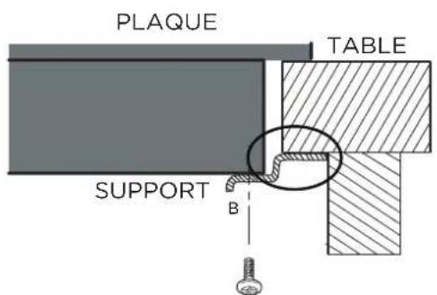 MIDEA MIH740F38K0 - Réglage de la position du support - 3