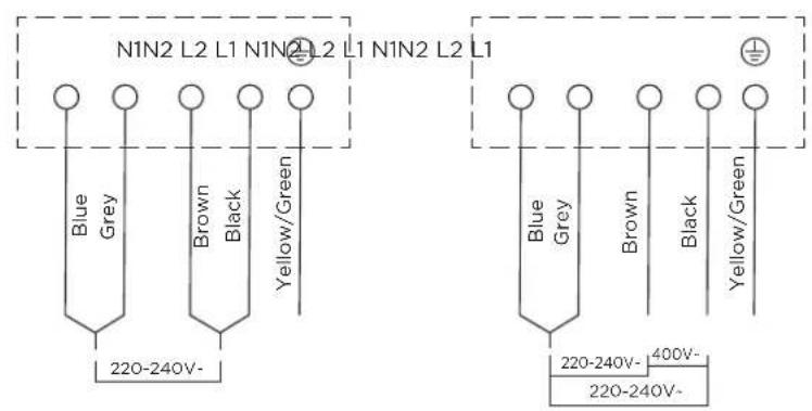 MIDEA MIH740F38K0 - Connecting the Hob to the Mains Power Supply - 1
