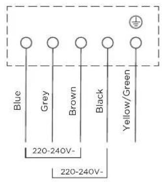 MIDEA MIH740F38K0 - Connecting the Hob to the Mains Power Supply - 2