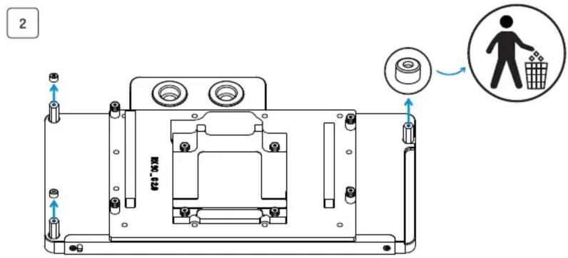 Alphacool Core RX 9070 XT Nitro+ - Préparer la carte graphique - 2