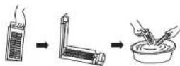 MIDEA MLTW09M1BWW - - Lint filter clean - 2