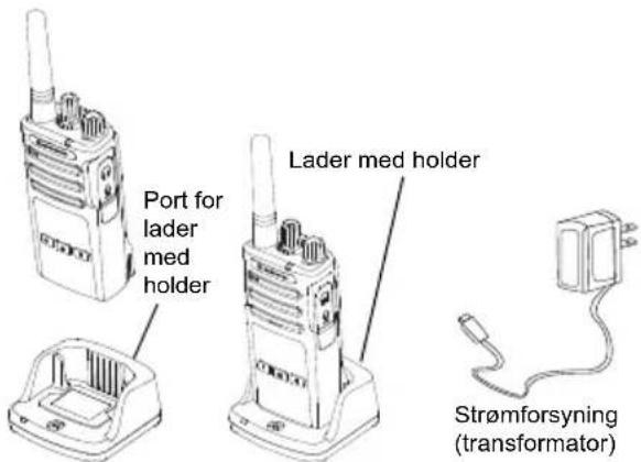 MOTOROLA XT400 - Lade via lader for enkel enchet med holder (SUC) - 1