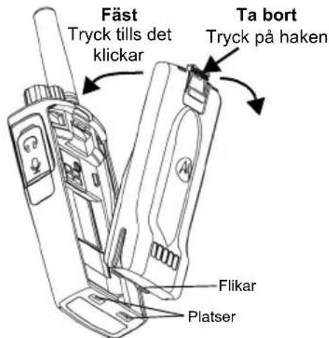 MOTOROLA XT400 - Installera litiumjonbatteriet - 1