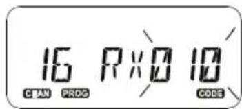 MOTOROLA XT400 - PROGRAMMING RX (RECEPTION) CODES (CTCSS/DPL) - 1