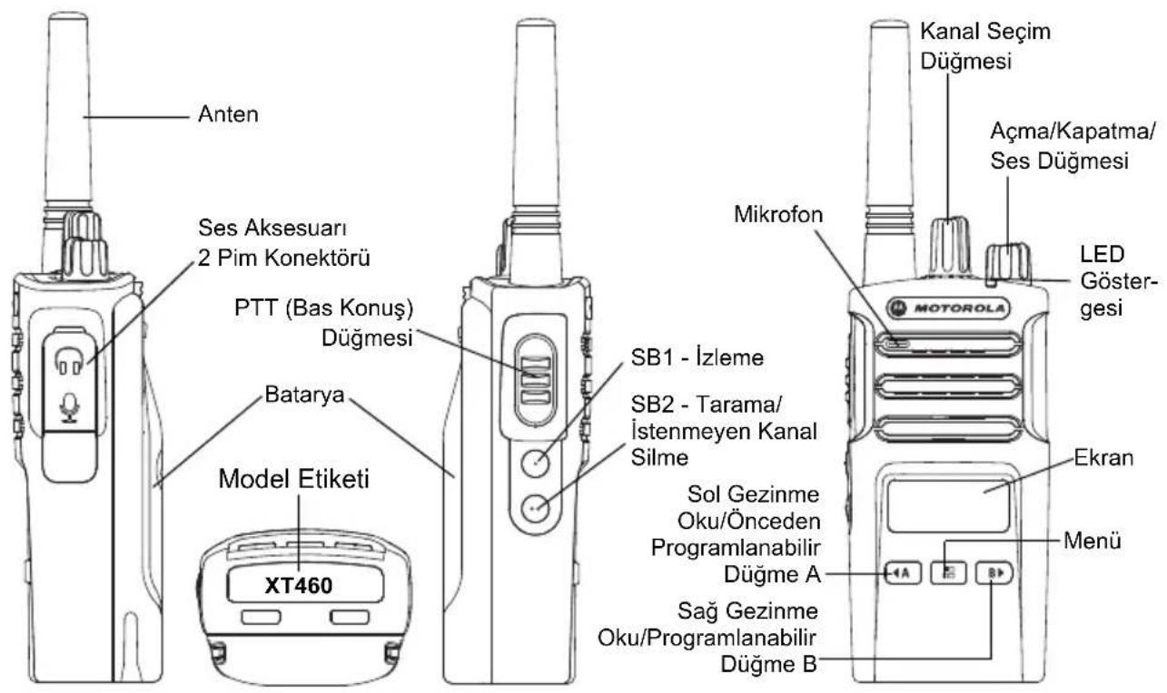 MOTOROLA XT400 - TELSIZE GENEL BAKIS - 1