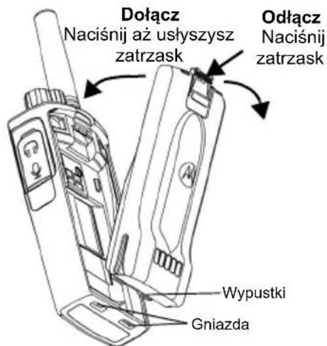 MOTOROLA XT400 - Wkladanie akumuladora litowo-jonowego - 1