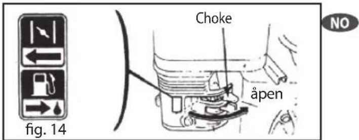 Fig. 14 Choke åpen NO