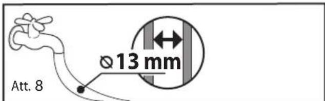 Att. 8 Ø 13 mm
