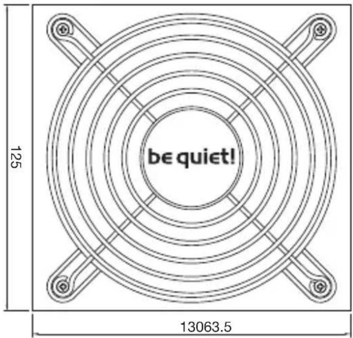 Be Quiet! SFXL Power 600W - DIMENSIONS - 2