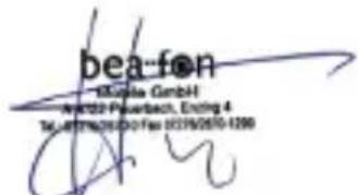 Bea-fon Safer 3L - RoHS Directive(EU) 2015/863 amending Annex II to Directive 2011/65/EU - 1