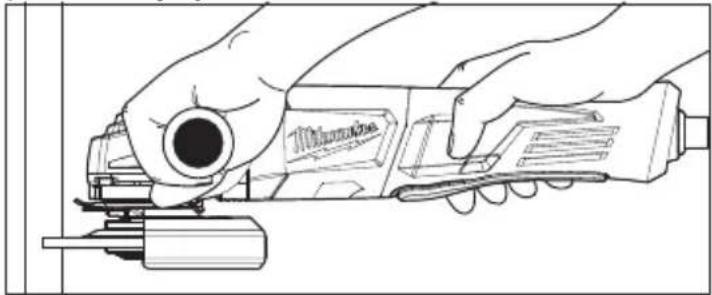 MILWAUKEE 614230 - WARNING The guard type must match the wheel type to provide maximum protection for the operator if the wheel should break. - 1