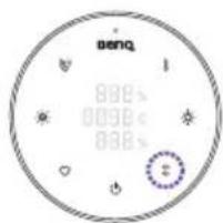 BENQ ScreenBar Halo 2 - 開燈 / 關燈與切換光模式 - 2