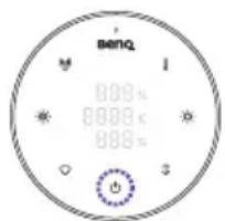BENQ ScreenBar Halo 2 - Mise sous/hors tension - 1