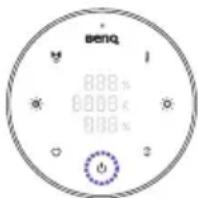 BENQ ScreenBar Halo 2 - Turning On/Off the Lamp and Switching Light Modes Power On/Off - 1