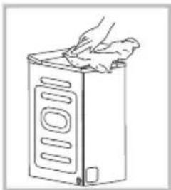 MIDEA MF100T60BWFR - Nettoyage du cabinet - 1