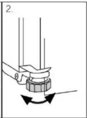 HOOVER HONUQ2L58EWH - Подравняване на уреда - 2
