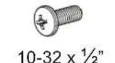 Middle Atlantic C5MK313 - DOOR INSTALLATION KIT (91-00518) - 2
