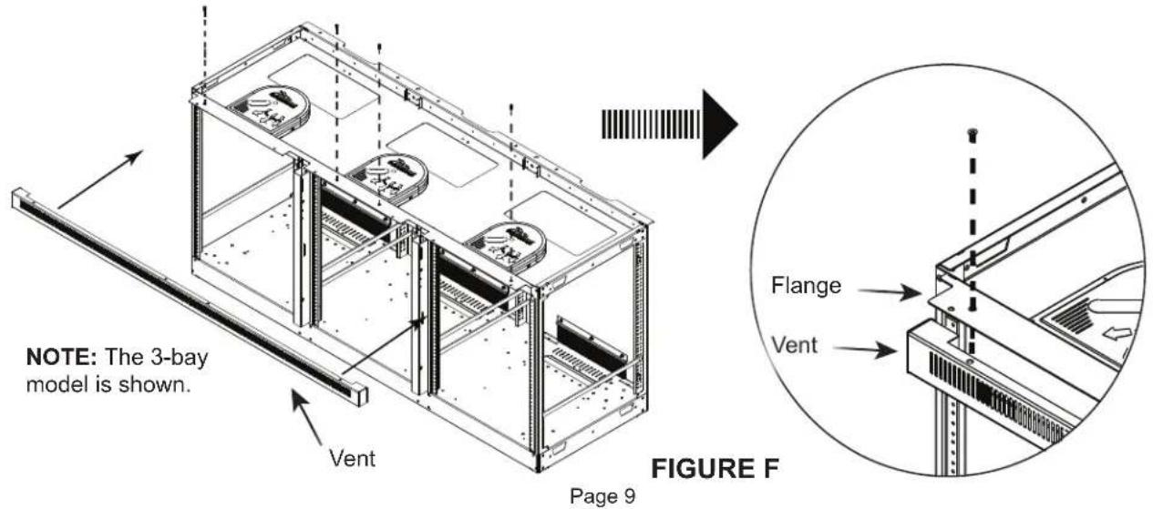 Middle Atlantic C5MK313 - INSTALLING VENT - 1