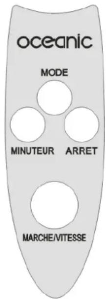 OCEANIC OCEAVP40TW - On the remote control: - 2
