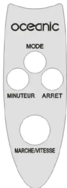 OCEANIC OCEAVP40TW - Sur la télécommande : - 2