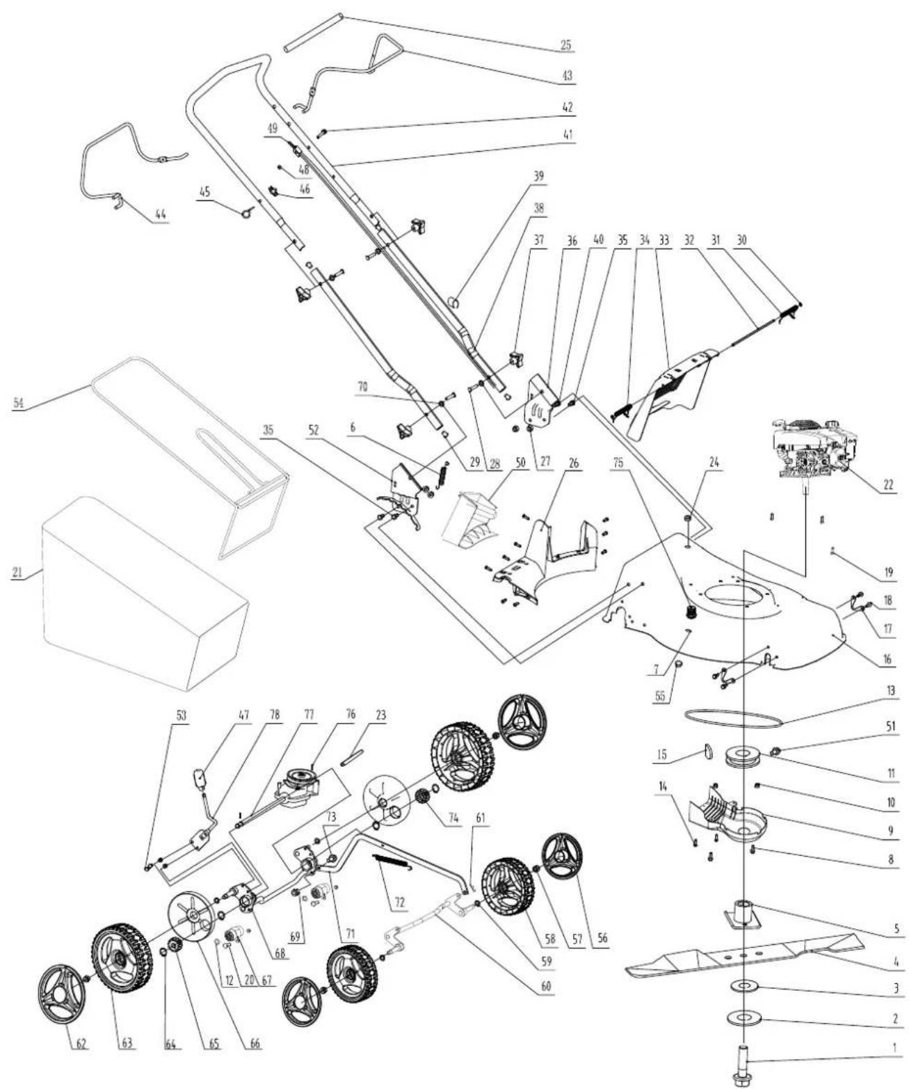 SCHEPPACH MS13242 - Viktig information för reparation: - 1