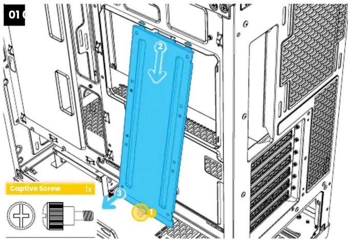 Phanteks XT Silent - XT PRO ULTRA | TRIPLE SSD BRACKET - 1