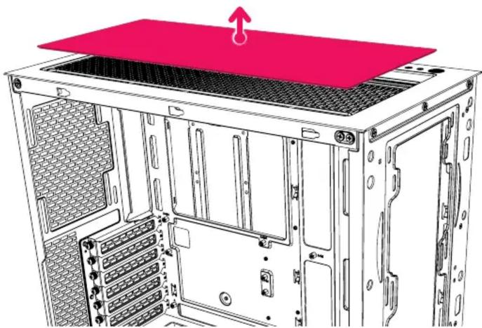Phanteks XT Silent - RIGHT SIDE PANEL - 1