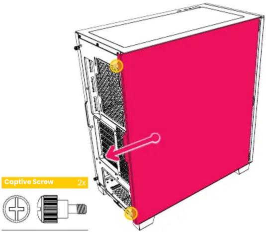 Phanteks XT Silent - LEFT SIDE PANEL - 1