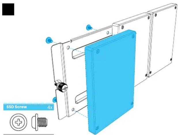 Phanteks XT Silent - XT PRO ULTRA | TRIPLE SSD BRACKET - 2
