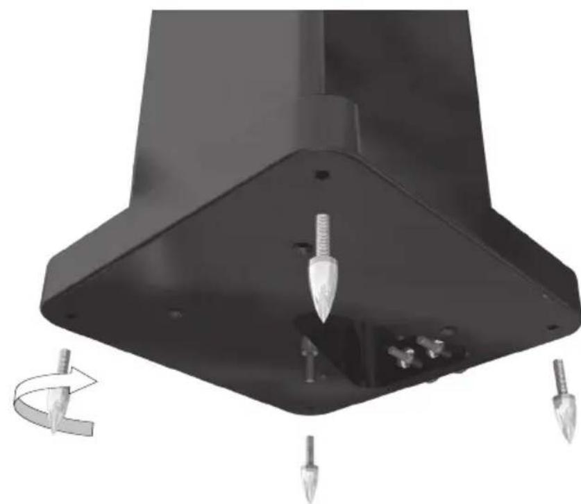 MONITOR AUDIO Radius 200 3G - Pieds et pointes du Radius 270 - 2