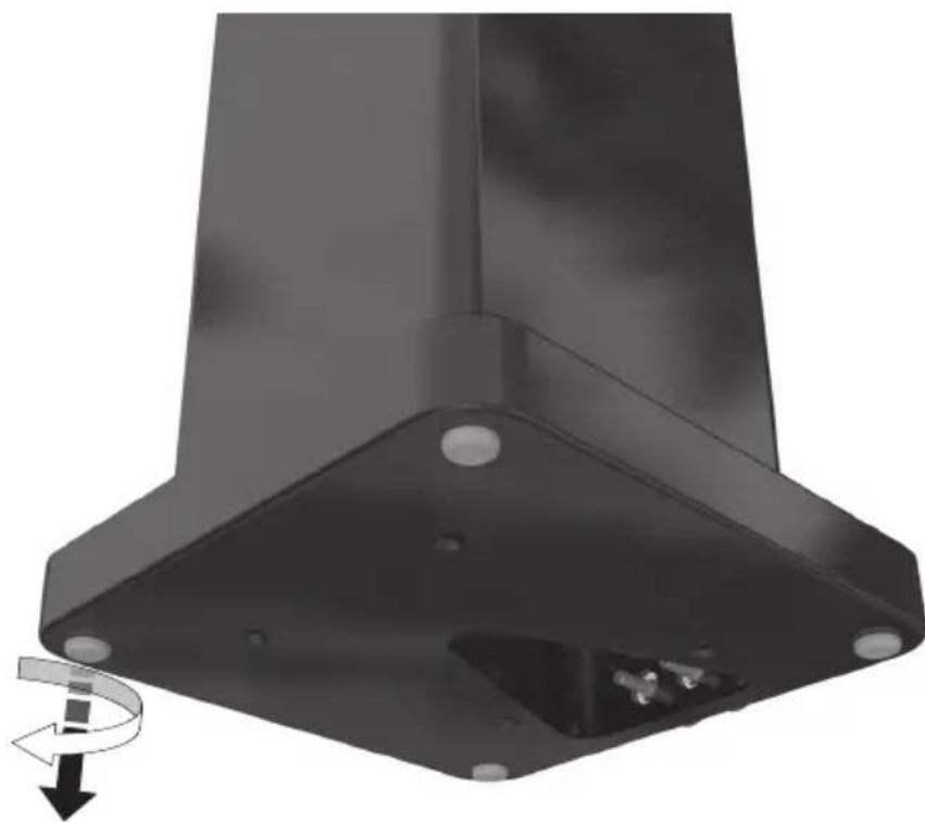MONITOR AUDIO Radius 200 3G - Pieds et pointes du Radius 270 - 1